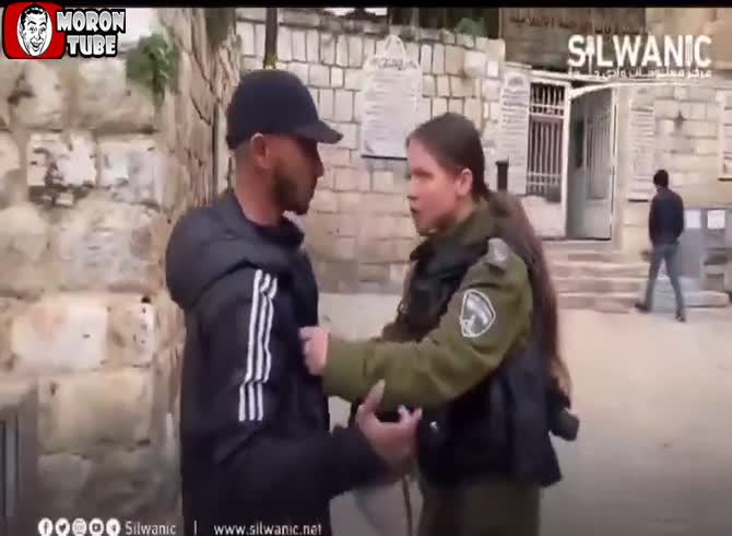 Video :He dismisses an Israeli female soldier as a slut and swiftly changes his mind